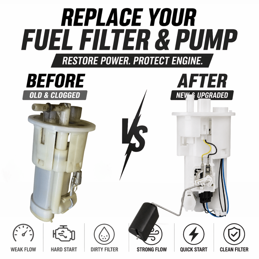Fuel Pump Assembly 20S-13907-00 for 2009–2017 Yamaha FZ6 FZ6R-6