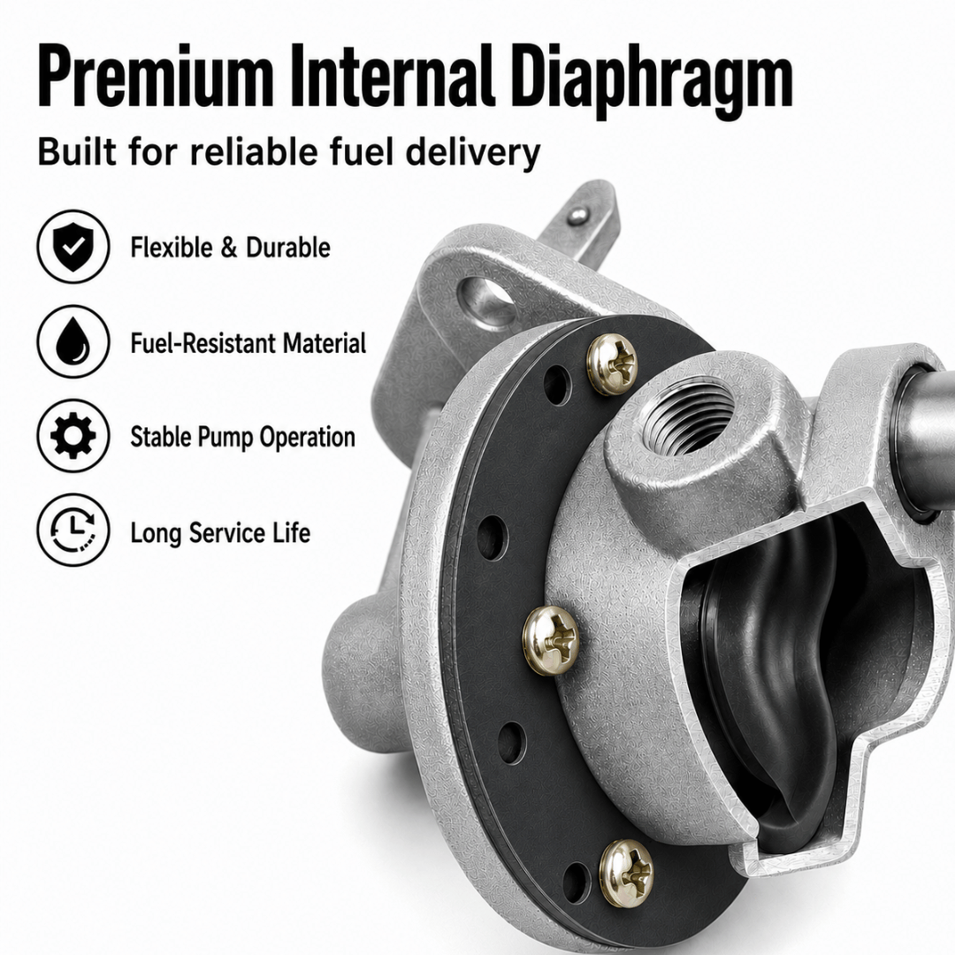 Mechanical Fuel Pump for 1938–1954 Plymouth Dodge DeSoto Chrysler Flathead Six L6 6-Cylinder Engine-7