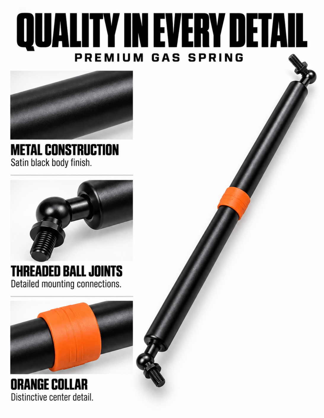 Gas Spring Strut for Toyota Forklift 8FGCU25 8FGU25 8FGCU30 8FGU30 | 8FGCU20-6