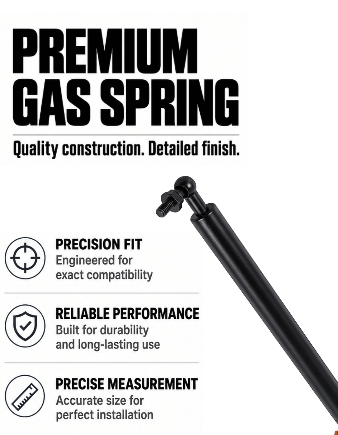 Gas Spring Strut for Toyota Forklift 8FGCU25 8FGU25 8FGCU30 8FGU30 | 8FGCU20-4