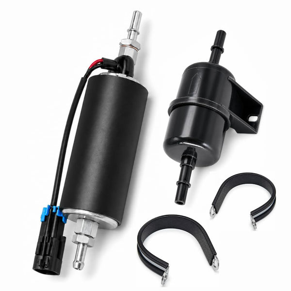 BUC10543 Inline Fuel Pump with Filter for John Deere Gator XUV 620i UTV