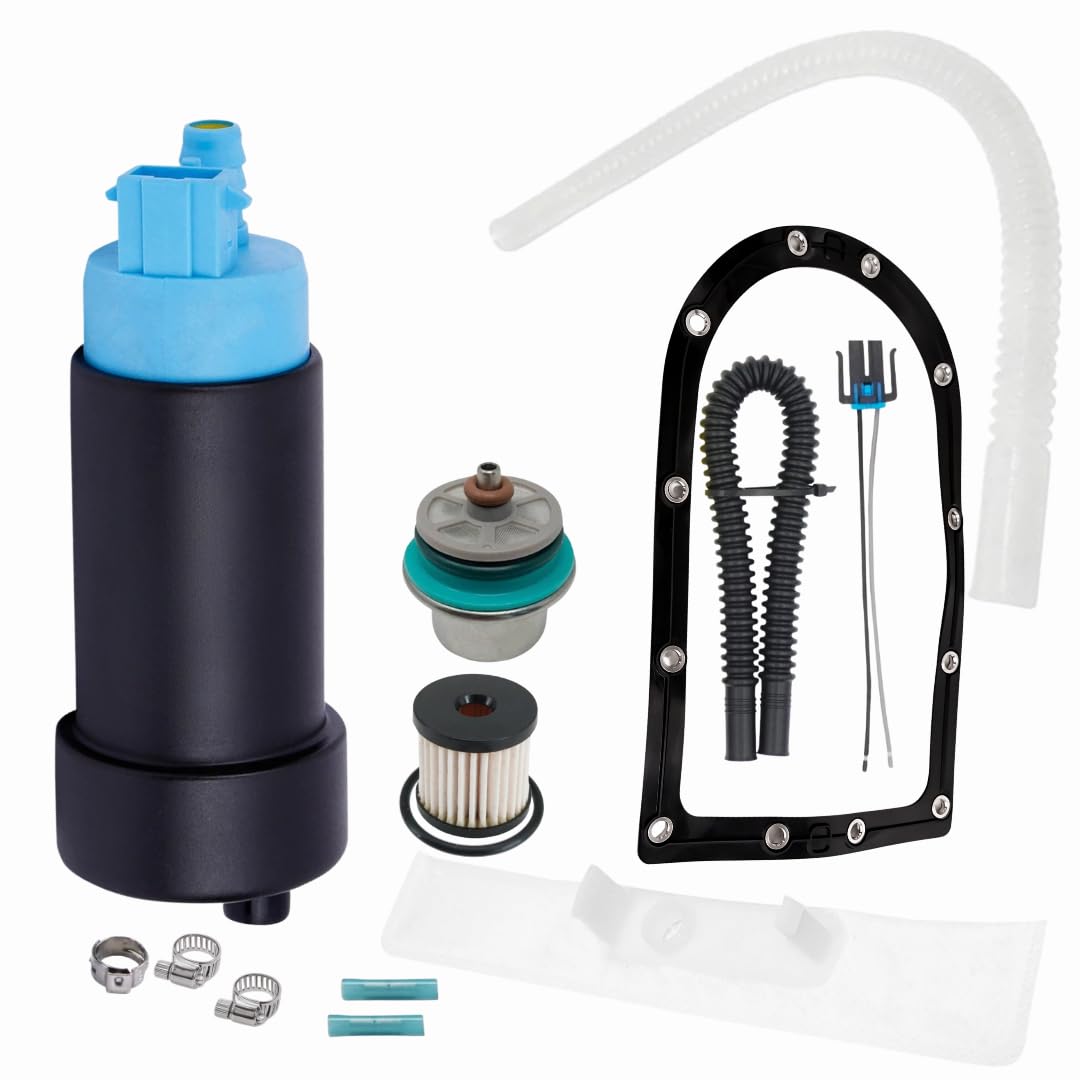 Fuel Pump with Regulator & Gasket for 2004–2017 Harley Dyna Fat Bob FXDF, Super Glide FXDC, Wide Glide FXDWG, Street Bob
