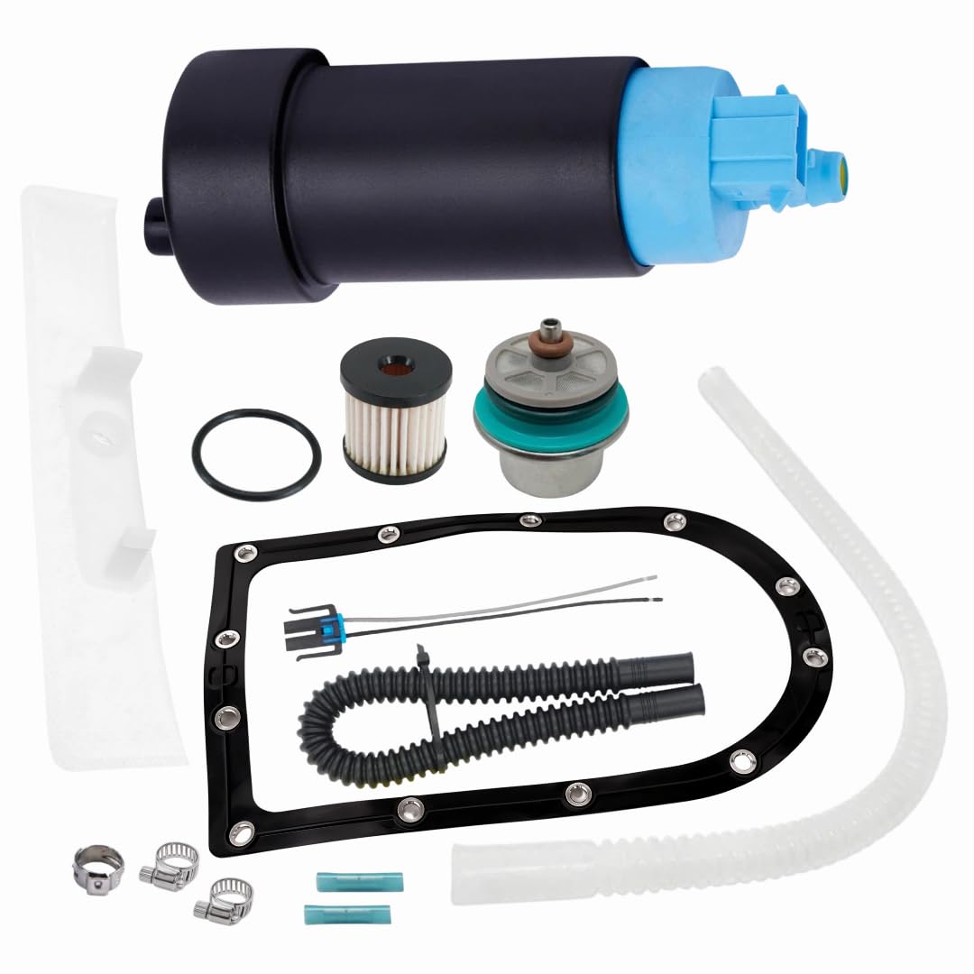 Fuel Pump with Regulator & Gasket for 2004–2017 Harley Dyna Fat Bob FXDF, Super Glide FXDC, Wide Glide FXDWG, Street Bob