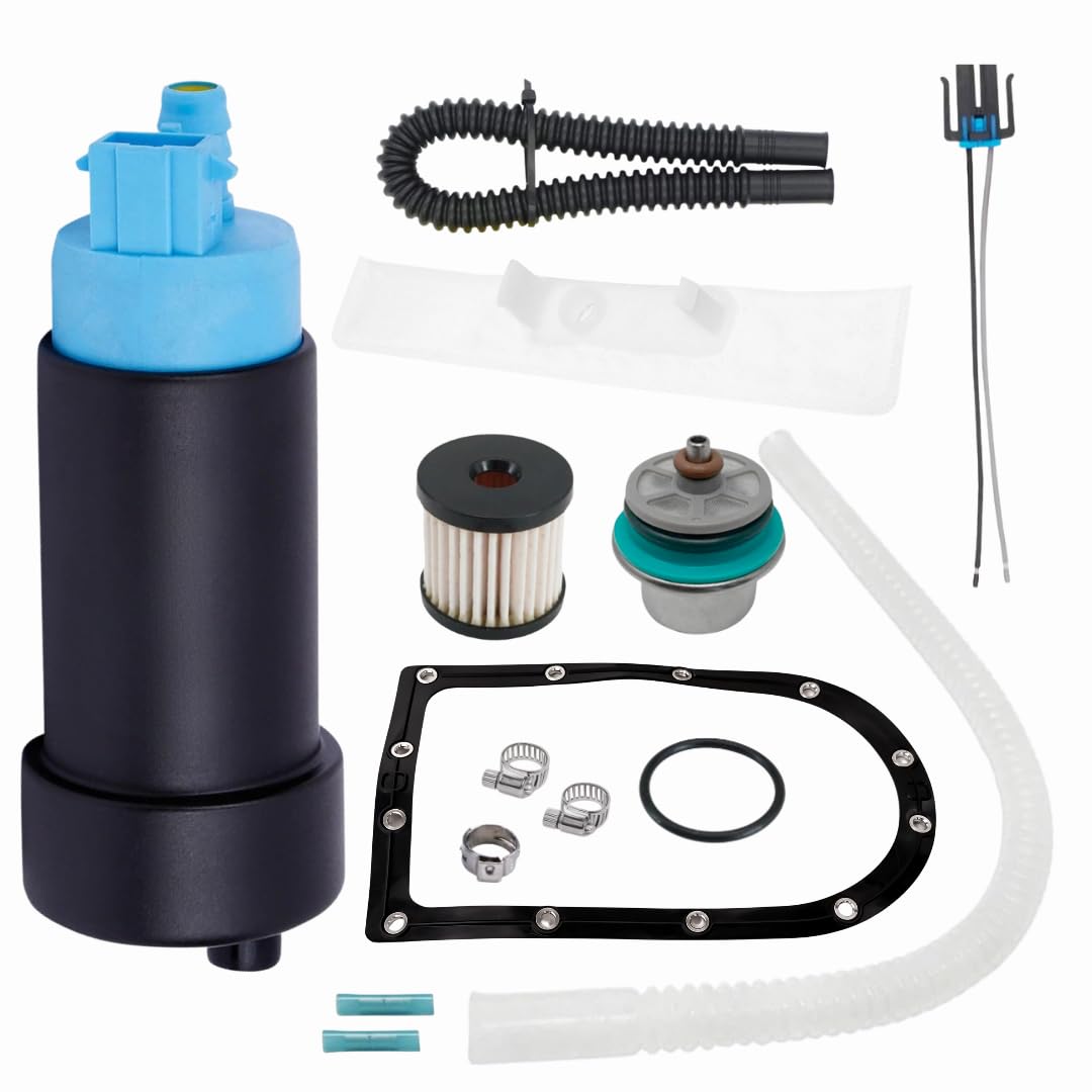 Fuel Pump with Regulator & Gasket for 2004–2017 Harley Dyna Fat Bob FXDF, Super Glide FXDC, Wide Glide FXDWG, Street Bob