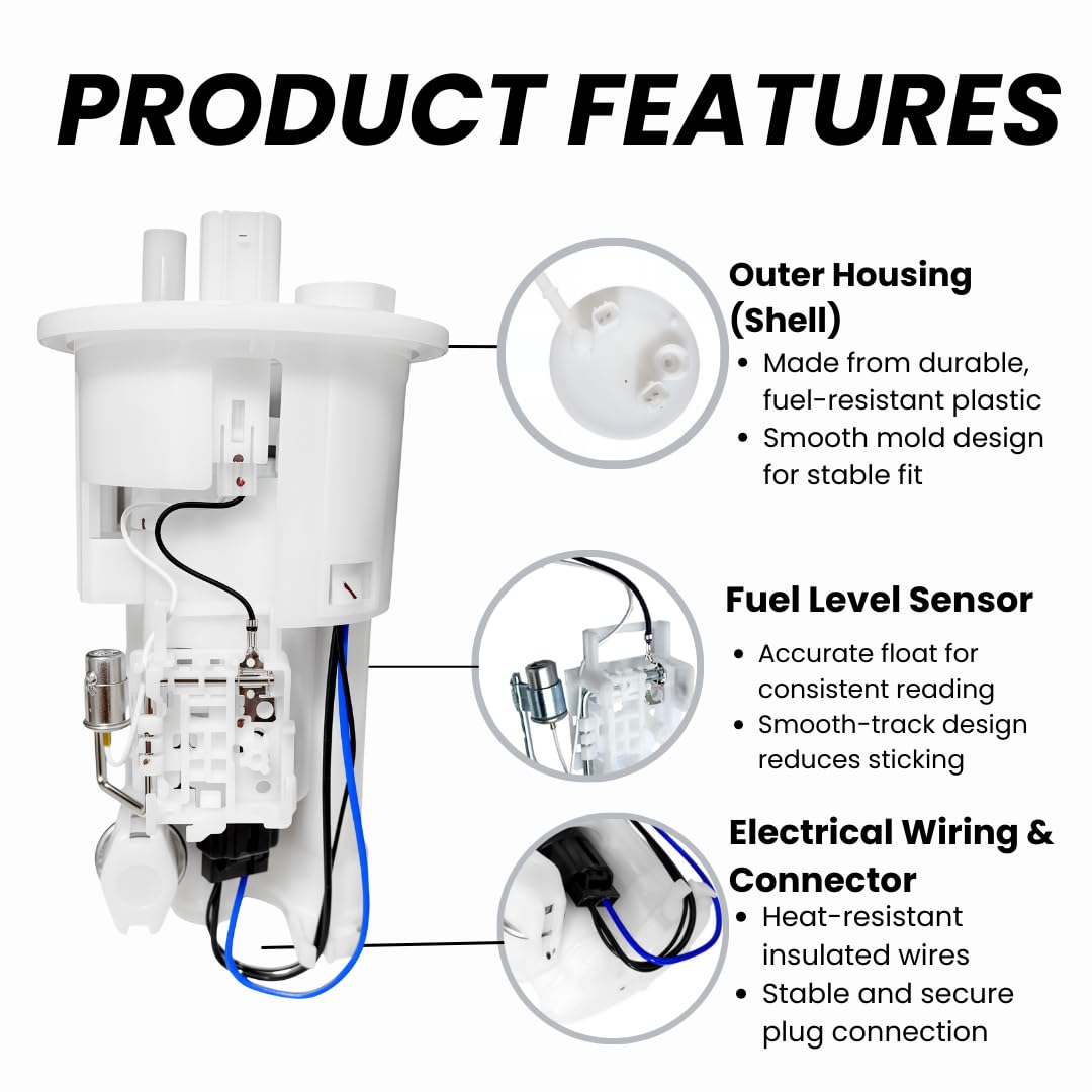 Fuel Pump Assembly with Level Sensor for 2007–2010 Yamaha YZF-R6 YZF-R1 – 4C8-13907-00-00