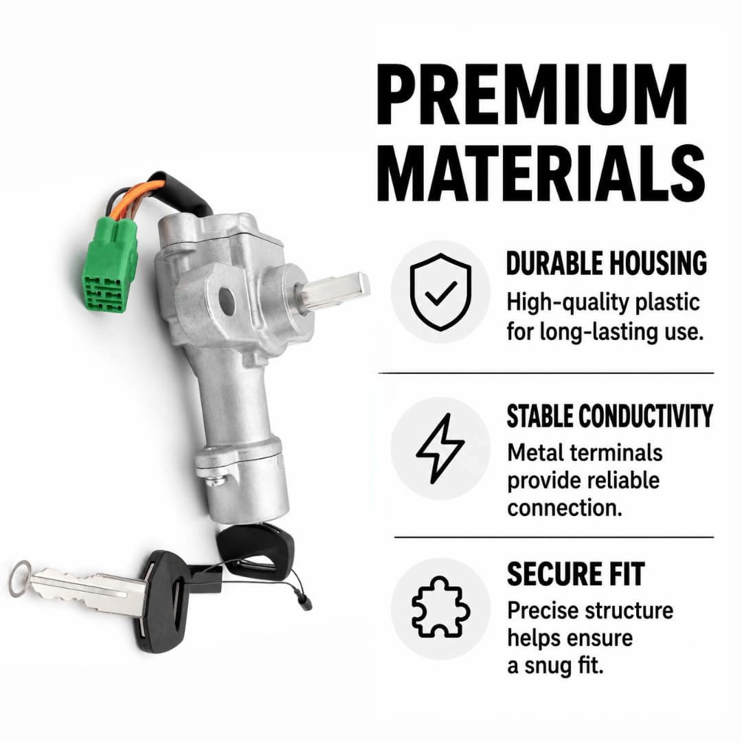 Ignition Key Switch & Steering Lock for Suzuki VL800 C50 VL800T C50 VZ800 M50 2005-2013 | 37100-41F70 - Image 3