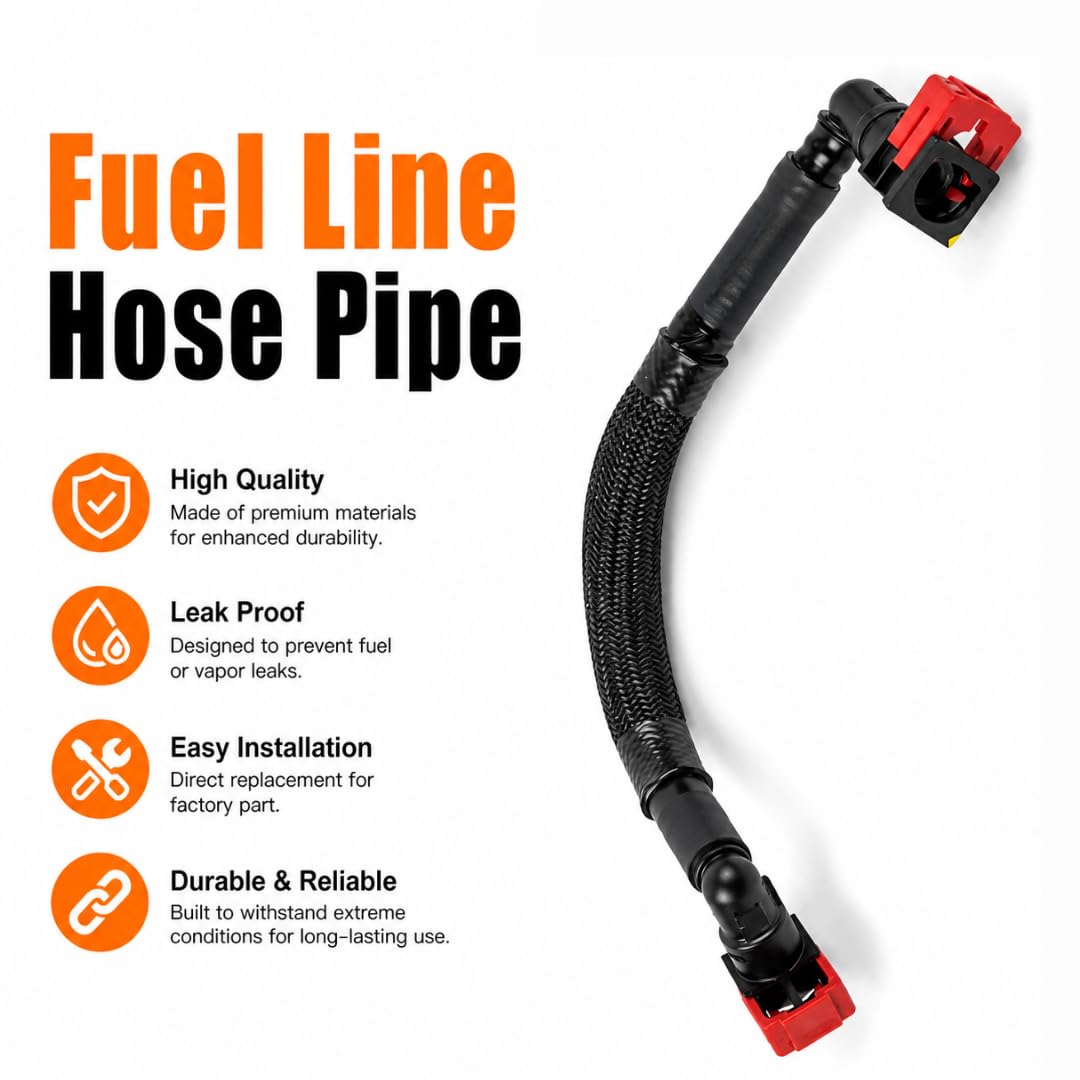 Fuel Line Hose Gas Line Tube Pipe for Kawasaki Ninja ZX-10R ZX10RR ZX1000 2016–2022 – 51044-0858