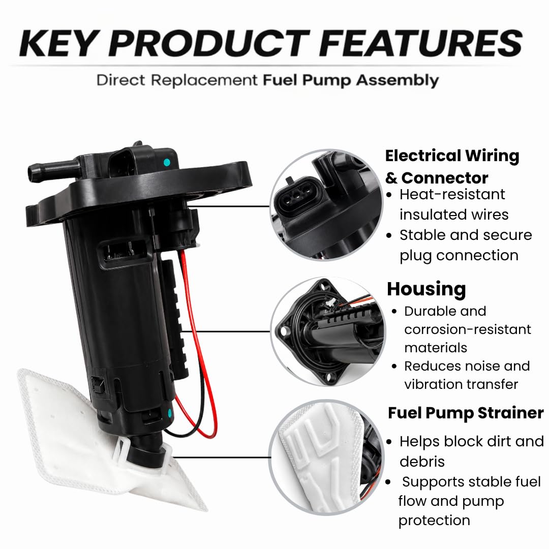 Fuel Pump Assembly for KTM 500 EXC-F 350 EXC-F 300 XC-W SX-F XC-F EXC Husqvarna FE501S FE450 FC350 FC450 TE300 FX350 FX450 2022-2025 | A46007088000 - Image 5