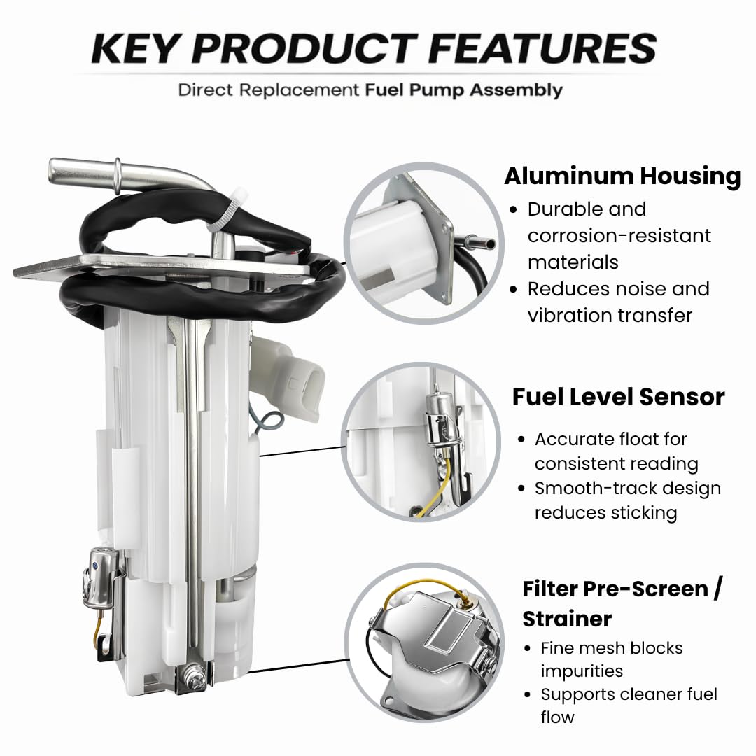 49040-0750 Fuel Pump Assembly for Kawasaki Ninja ZX-10R ZX1000 2016–2020 – 490400750