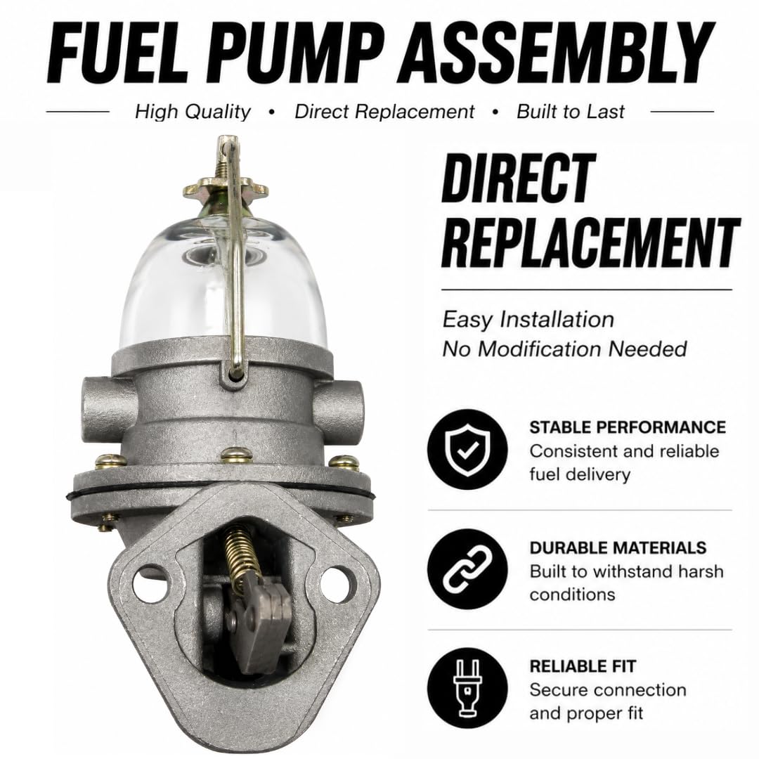 119238 Fuel Pump Filter for Willys Jeep 134 L-Head F-Head MB Ford GPW CJ2A CJ3A CJ3B CJ5 CJ6 Station Wagon Truck