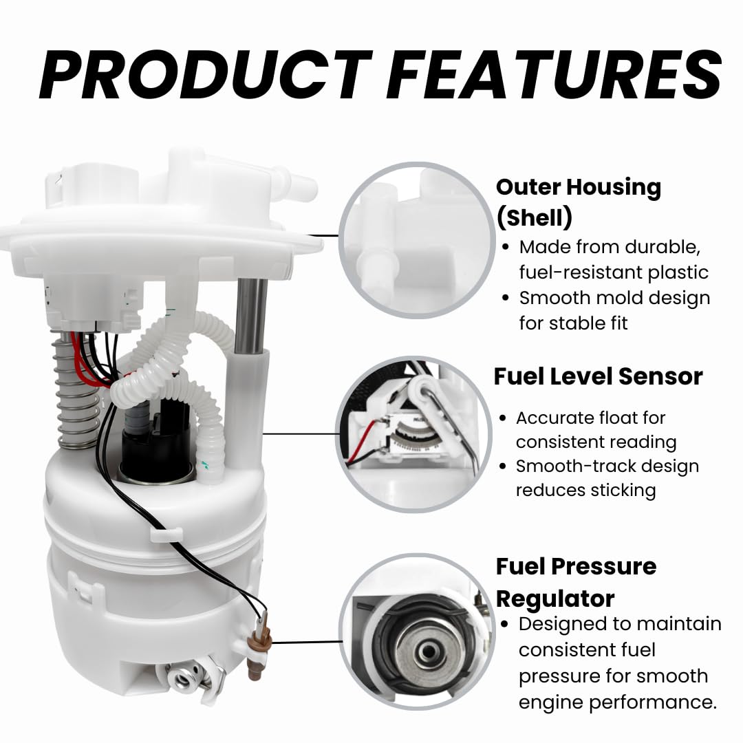 17040-6LB0B Fuel Pump Module Assembly for 2020–2025 Nissan Sentra S, SR, SV2.0L – 17040-6LB0A
