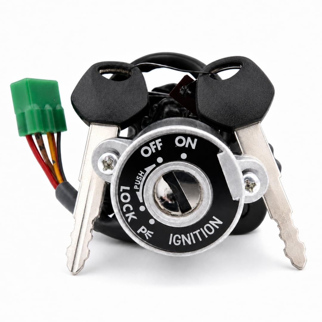 Ignition Key Switch & Steering Lock for Suzuki GSXR600 GSXR750 GSXR1000 2000-2003 | 37100-35F20 - Image 2