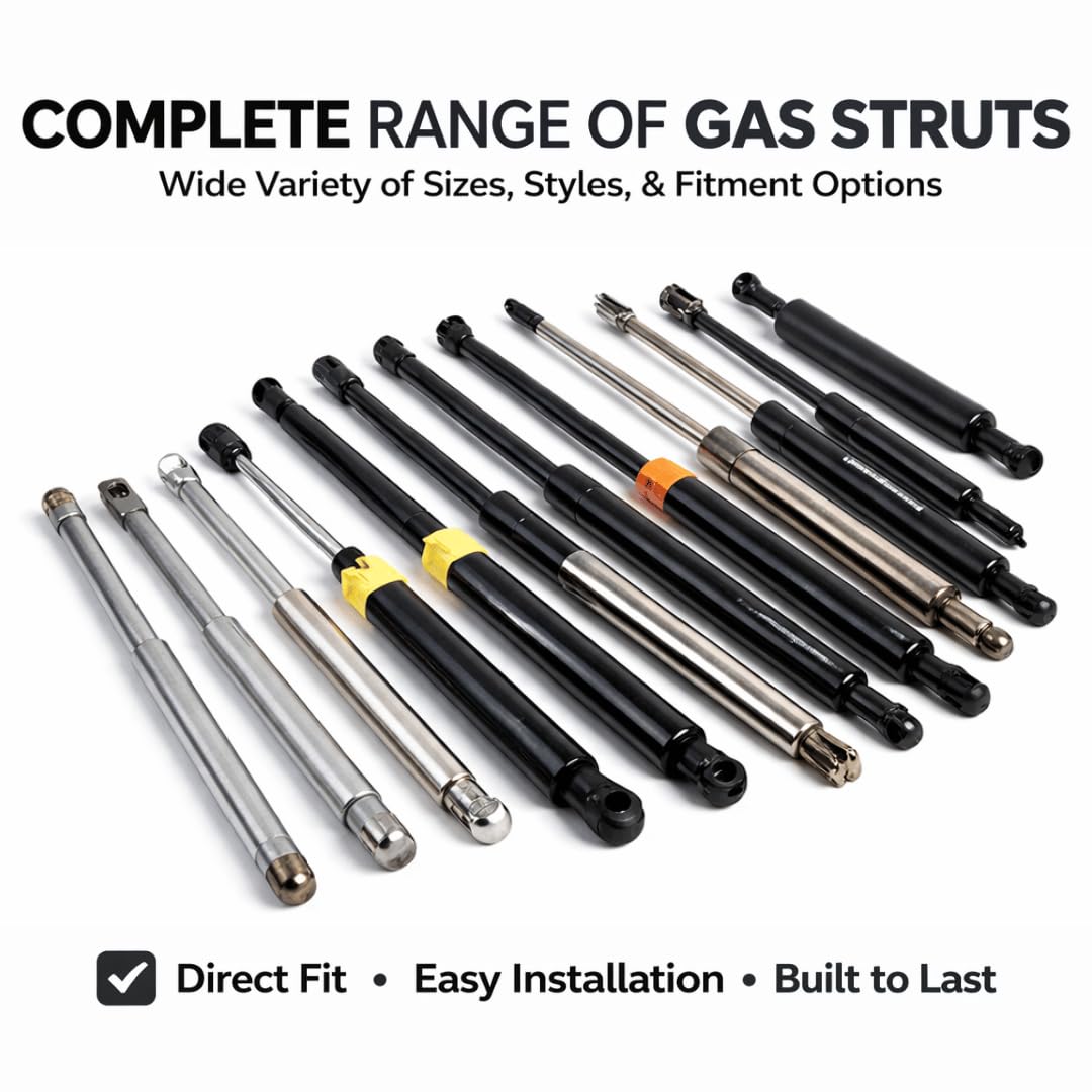 Hood Gas Strut for Mitsubishi Caterpillar Cat Forklift FGC15 FGC18 GC15 GC18, Lift Support Gas Shock | 93113-19600 - Image 6