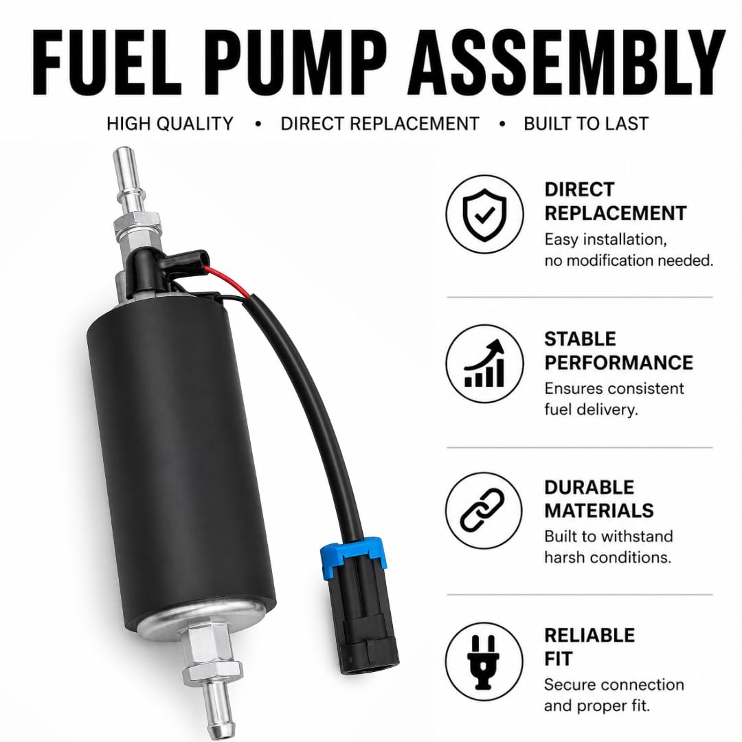 BUC10543 Fuel Pump with Filter for John Deere Gator XUV 620i UTV