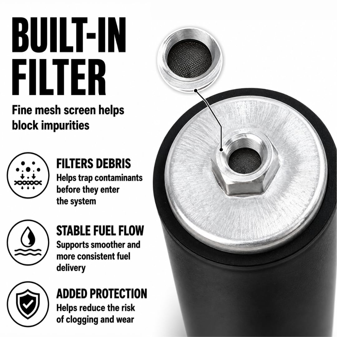 BUC10543 Fuel Pump with Filter for John Deere Gator XUV 620i UTV