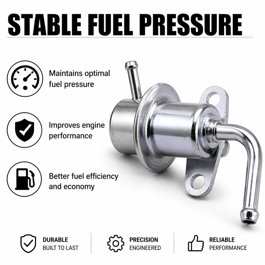 22670-72P10 Fuel Injection Pressure Regulator for Nissan Pickup 1995–1996 & D21 1993–1994 2.4L KA24E Fuel Pressure