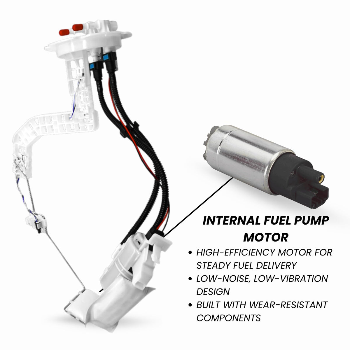 Fuel Pump Assembly with Fuel Filter for 1999–2004 Nissan Frontier Xterra 3.3L 2.4L VG33E/VG33ER/KA24DE – 25060-4S426