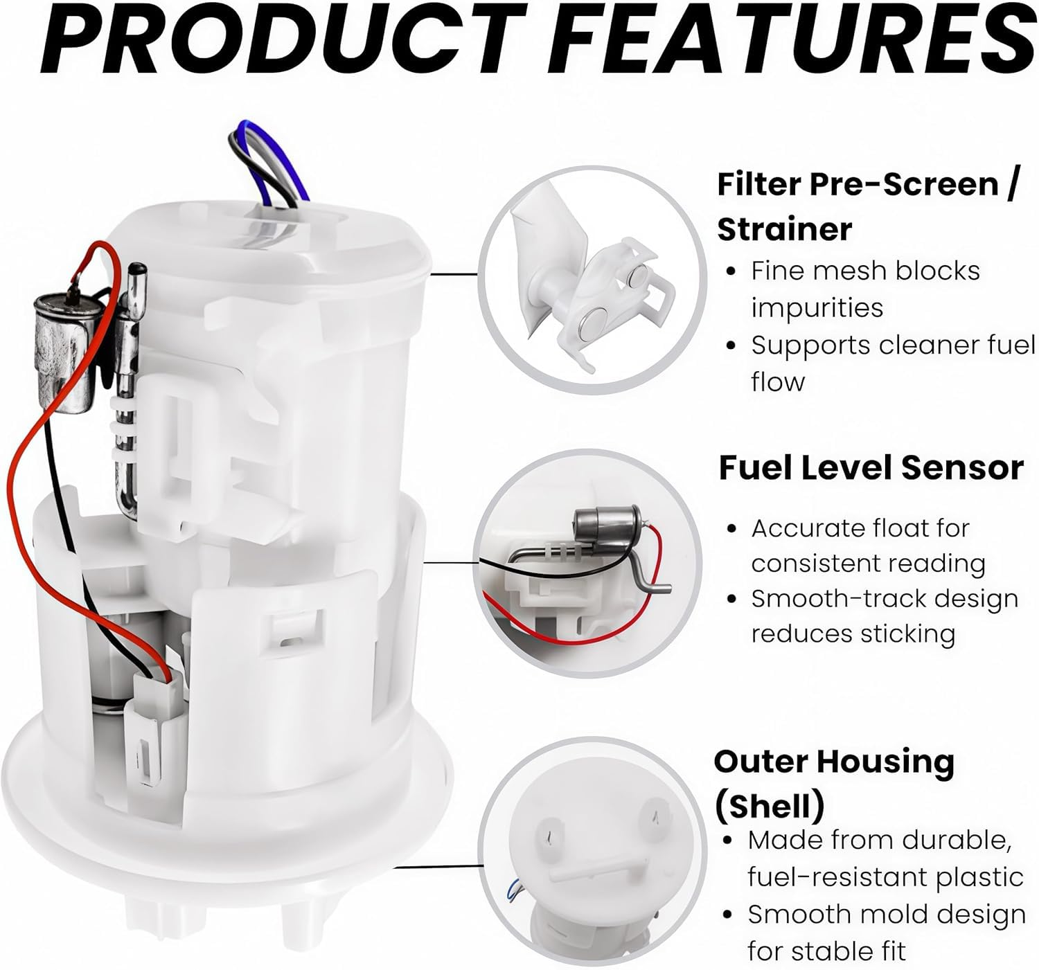 Fuel Pump Assembly for Honda CBR1000 2017–2023 – 16700-KZZ-D21