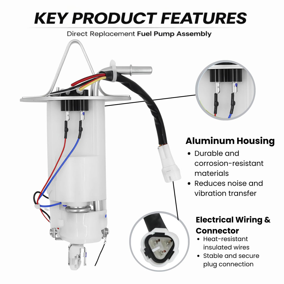 15100-47H10 Fuel Pump Assembly for Suzuki GSX-R1000 2007–2016 GSX-R1000 Motorcycle – 15100-47H11