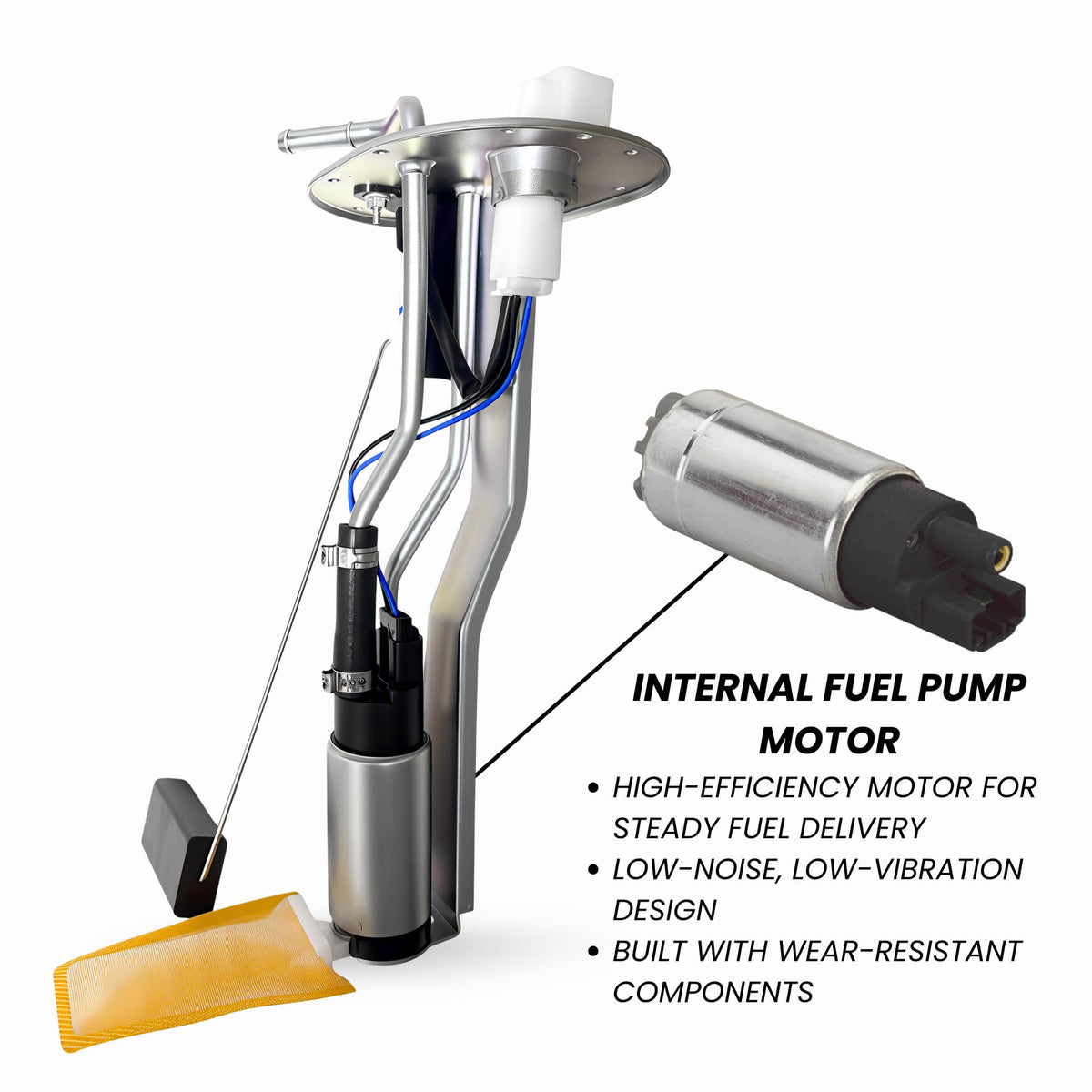 Fuel Pump with Fuel Level Sensor Assembly for Ford Mustang CTET CTS5 CTES & Mazda B2200/BT-50 – G6751335ZA
