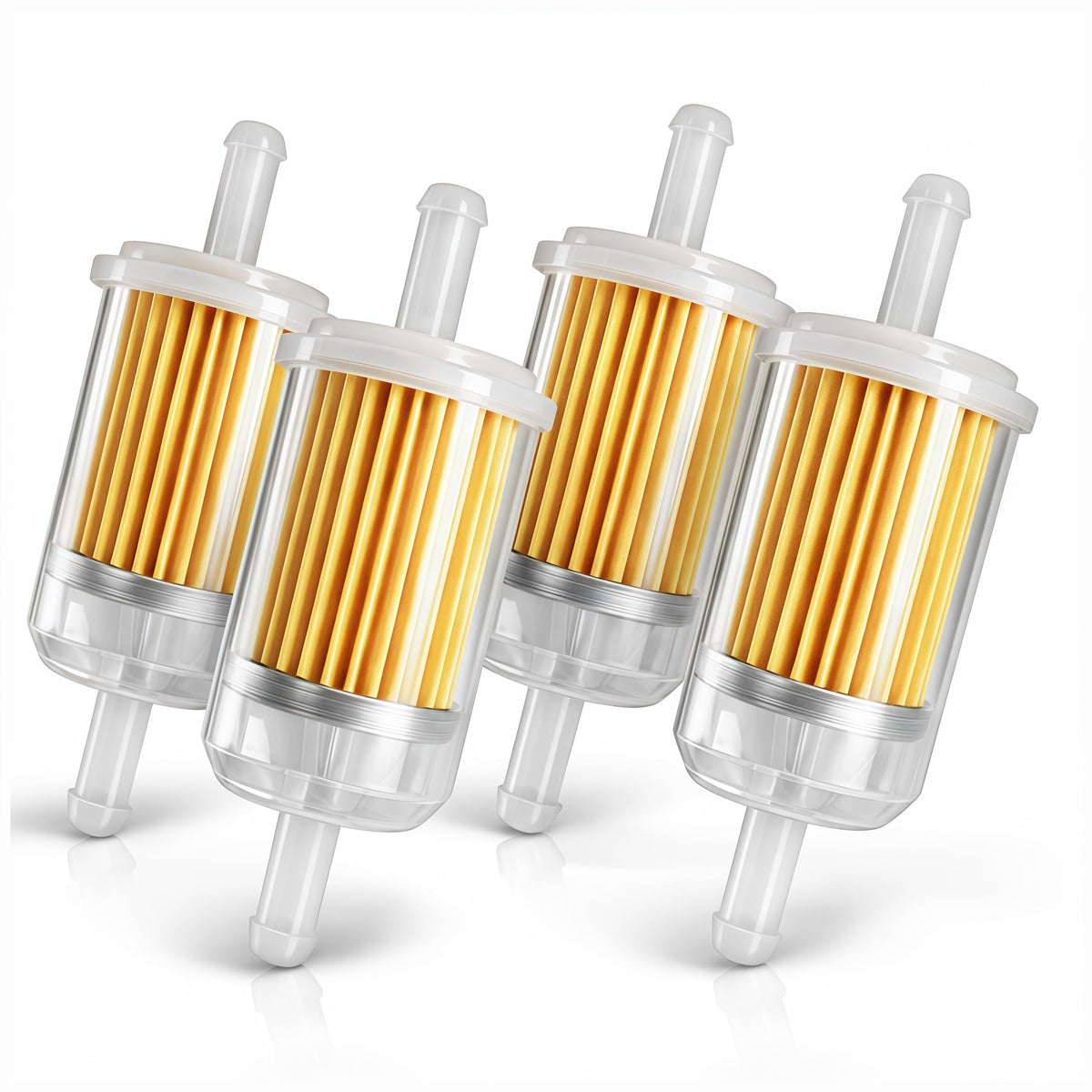 4-Pack Fuel Filter for KTM 250 350 450 500 EXC-F SX-F XC-F XCF-W 2012–2022 for Husqvarna FE250 FE350 FE450 FE501 FC250