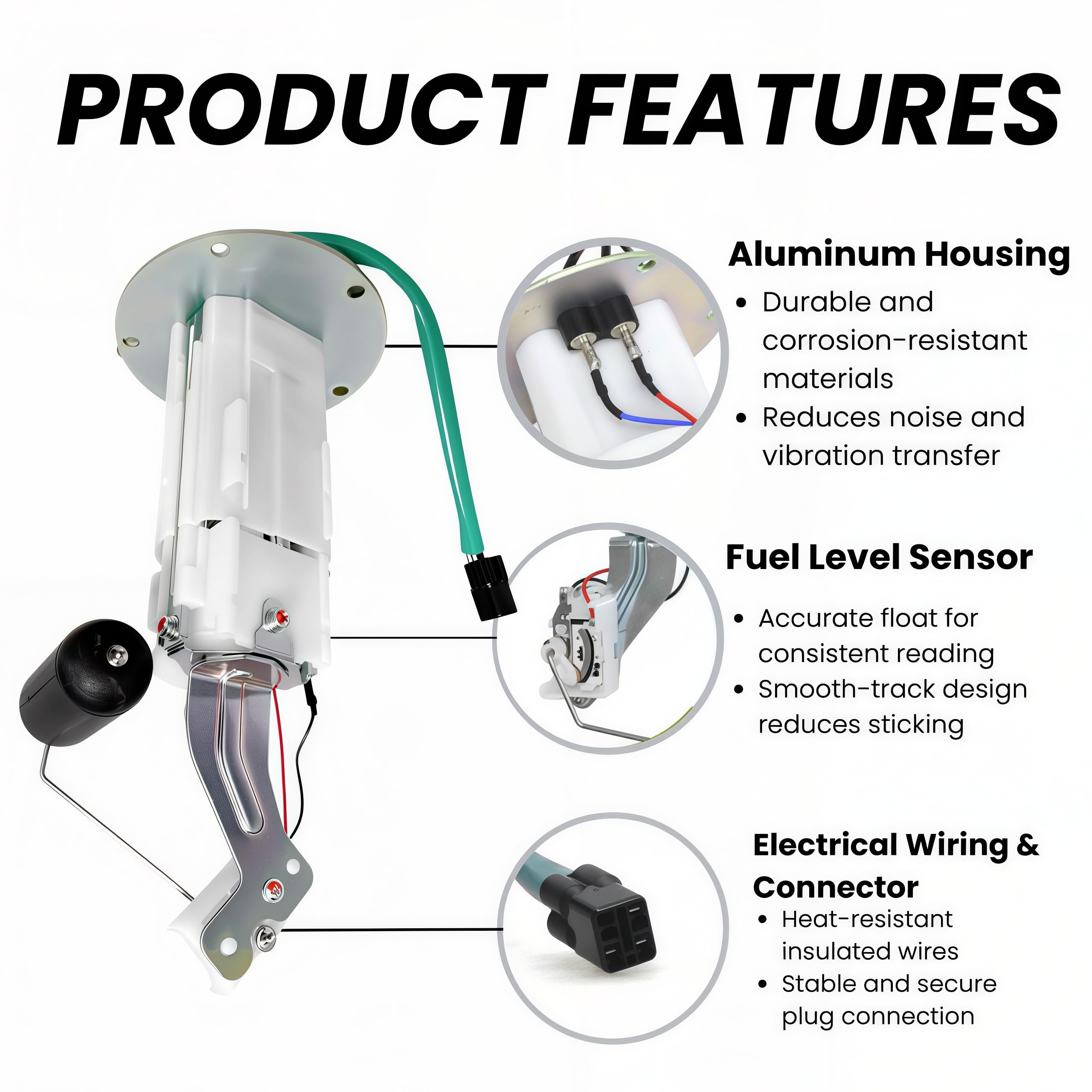 Fuel Pump Assembly for 2019 20 21 22 23 24 25 Kawasaki Ninja ZX-6R ZX636 – 49040-0779