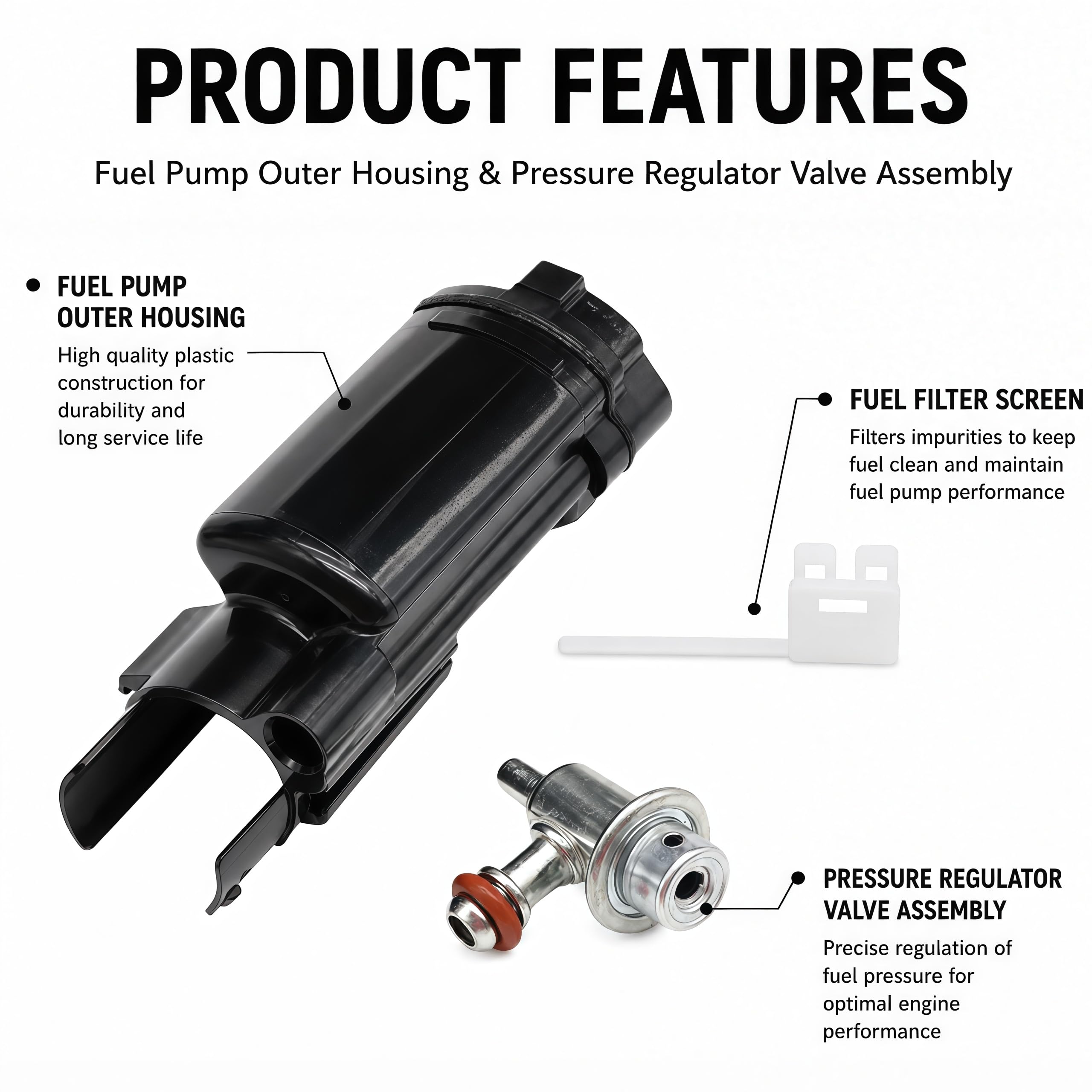 Fuel Pump Kit for Kawasaki Ninja ZX12R 2002–2005 ZX1200 Motorcycle In-Tank Fuel Pump – 49040-1077