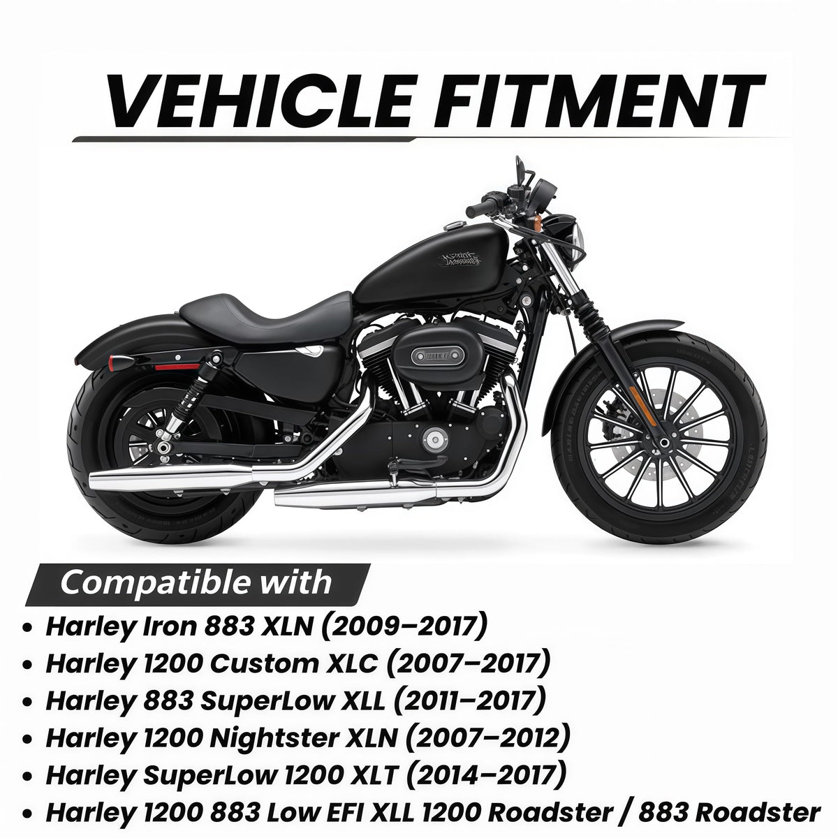 EFI Fuel Line for Harley Sportster Iron XL883 XLN 1200 Custom XLC SuperLow XLL XLT 2007–2017 – 27693-07