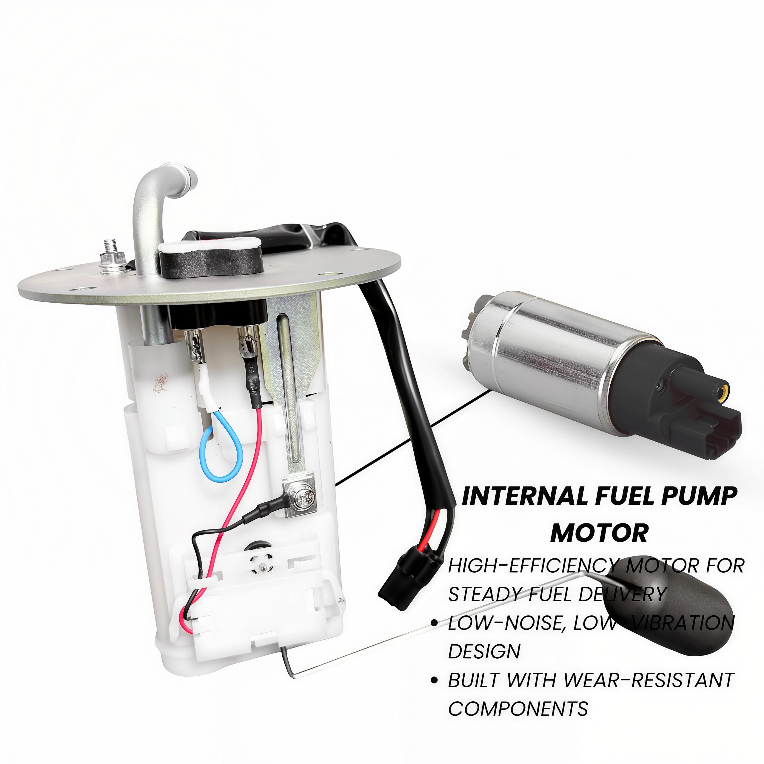 49040-0713 Fuel Pump Assembly with Oil Filter for 2013–2017 Kawasaki Ninja 300 EX300/EX300A/ABS/SE/KRT Edition