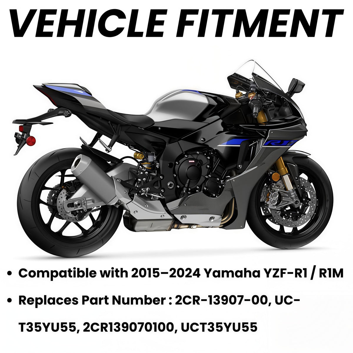 2CR-13907-00 Fuel Pump Module Assembly for 2015–2019 Yamaha YZF-R1 YZF-R1 Complete In-Tank with Sending Unit – CR1390700