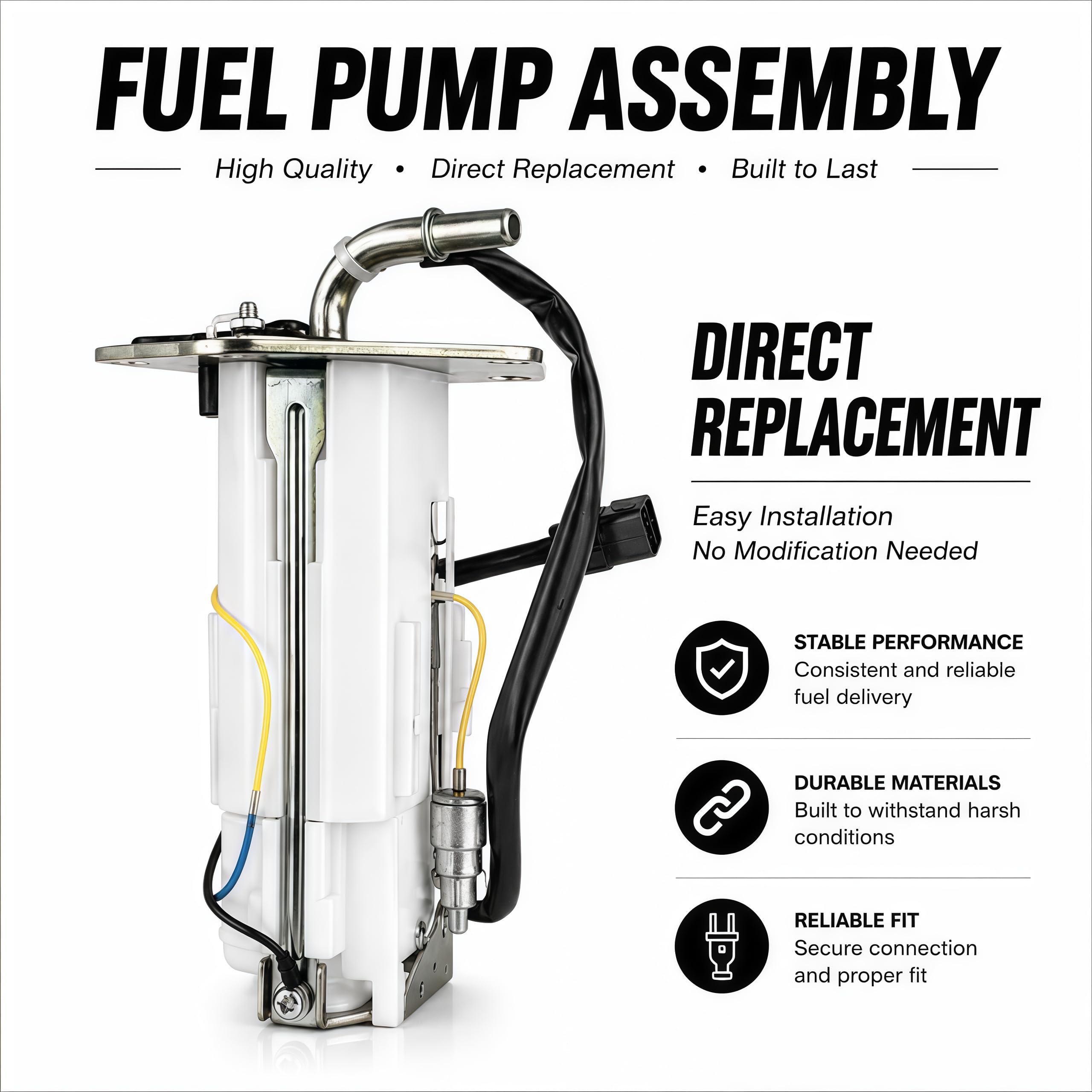 49040-0049 Fuel Pump Assembly for Kawasaki Ninja ZX-10R ZX-10R ZX1000 2011–2015 – 490400049