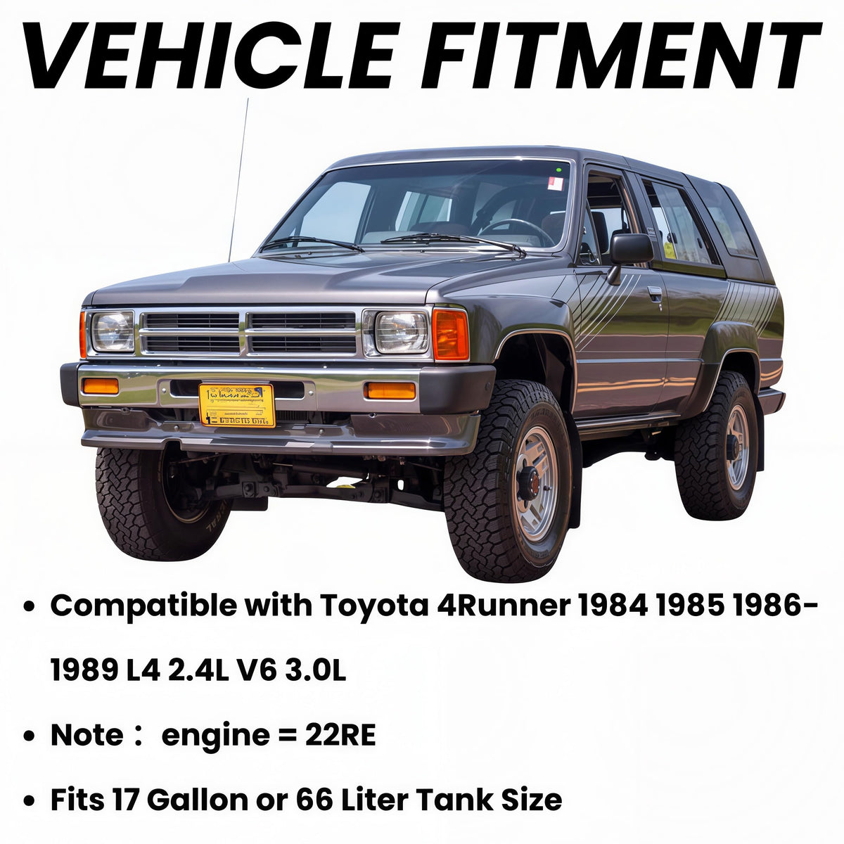 Fuel Pump Module Hanger Bracket Assembly for 1984–1989 Toyota 4Runner for 17 Gallon or 66 Liter Tank Size – 23206-35160