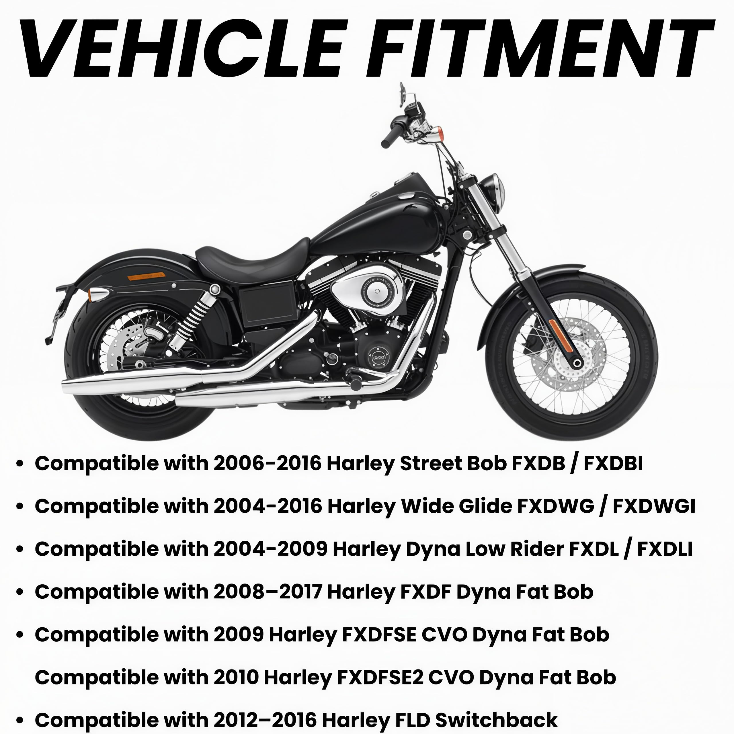 Fuel Pump with Regulator for 2004–2017 Harley Dyna Street Bob Wide Glide Low Rider Fat Bob