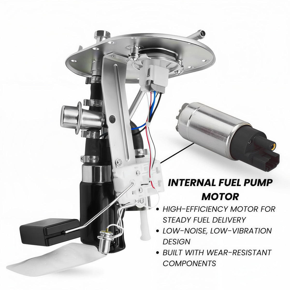 Fuel Pump Assembly with Filter for 1996–2000 Toyota RAV4 XA10 SXA10 SXA11 SXA15 SXA16 – 77203-42010