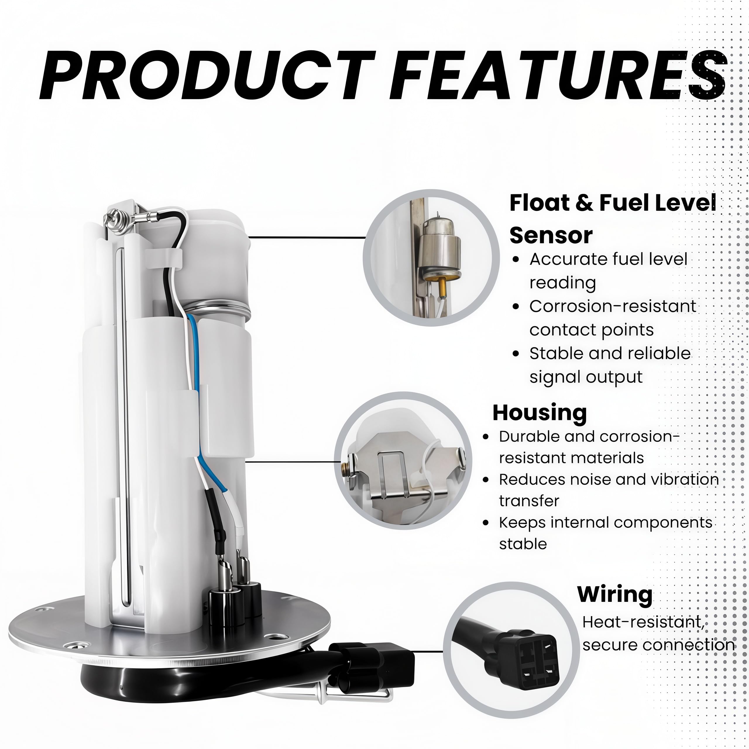 Fuel Pump Assembly for 2010–2022 Kawasaki Concours 14 ZG1400