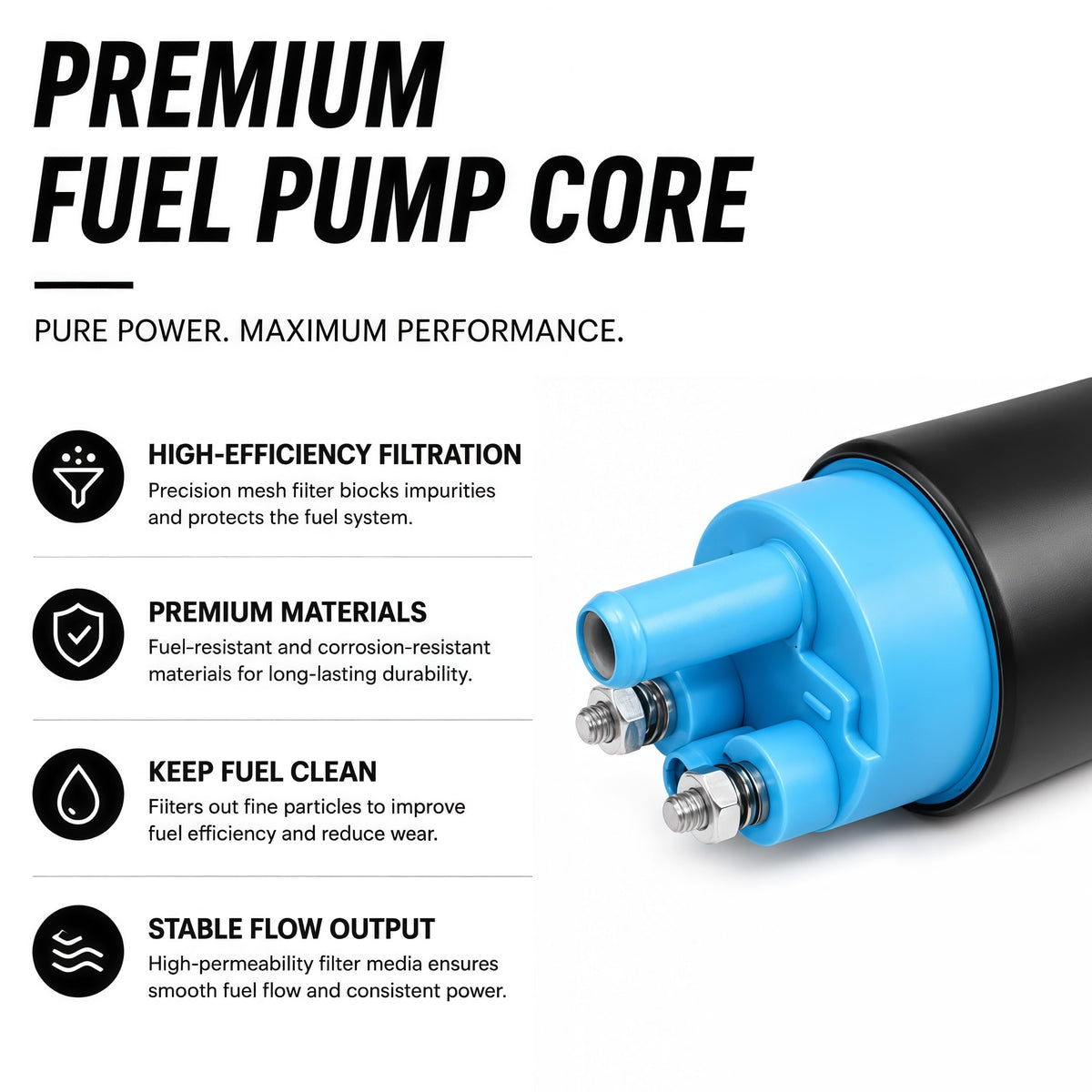 Fuel Pump Kit for Kawasaki Ninja ZX12R 2002–2005 ZX1200 Motorcycle In-Tank Fuel Pump – 49040-1077