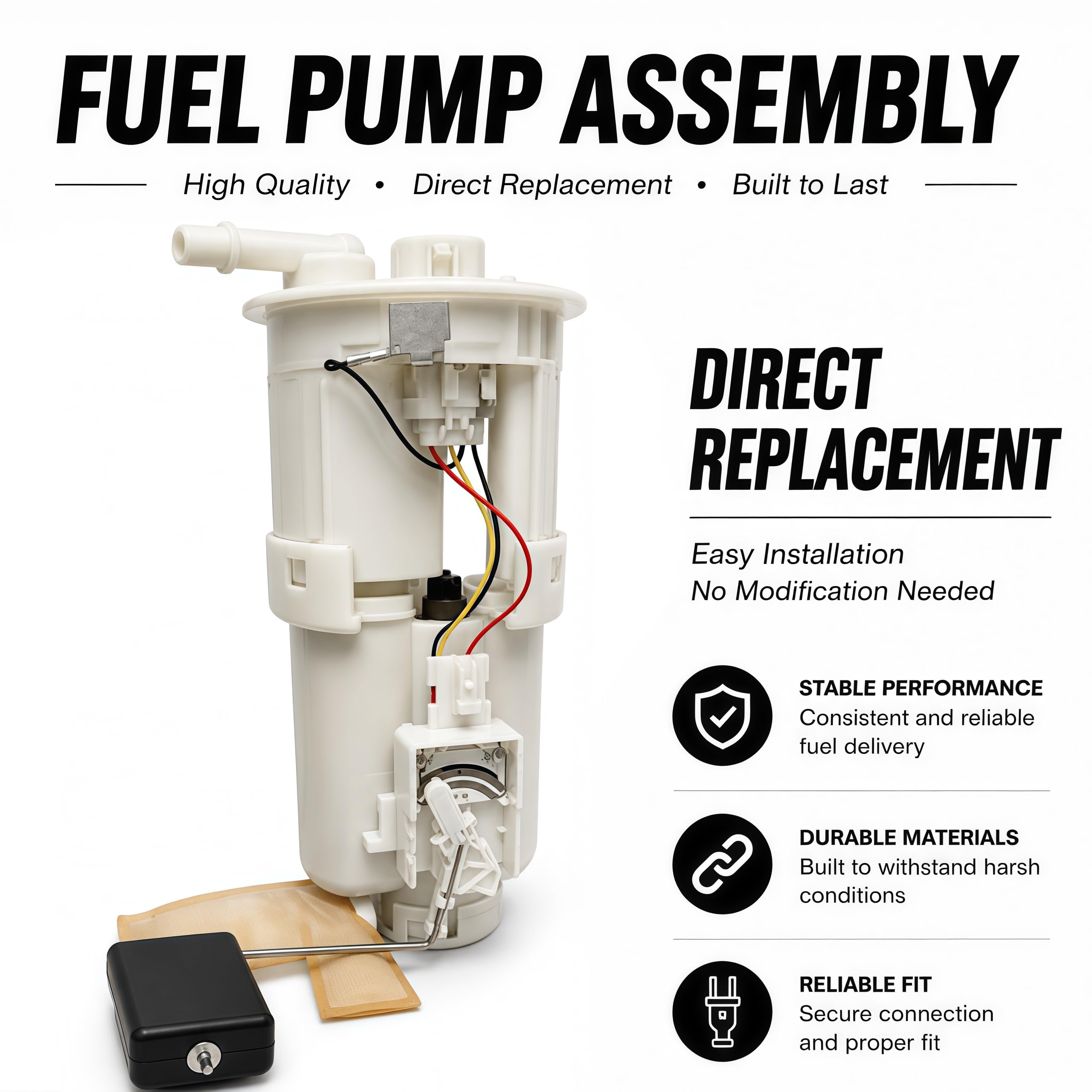 Fuel Pump Assembly for Toyota MR2 Spyder 2000–2005 MR-S ZZW30 1.8L EFI Fuel Pump