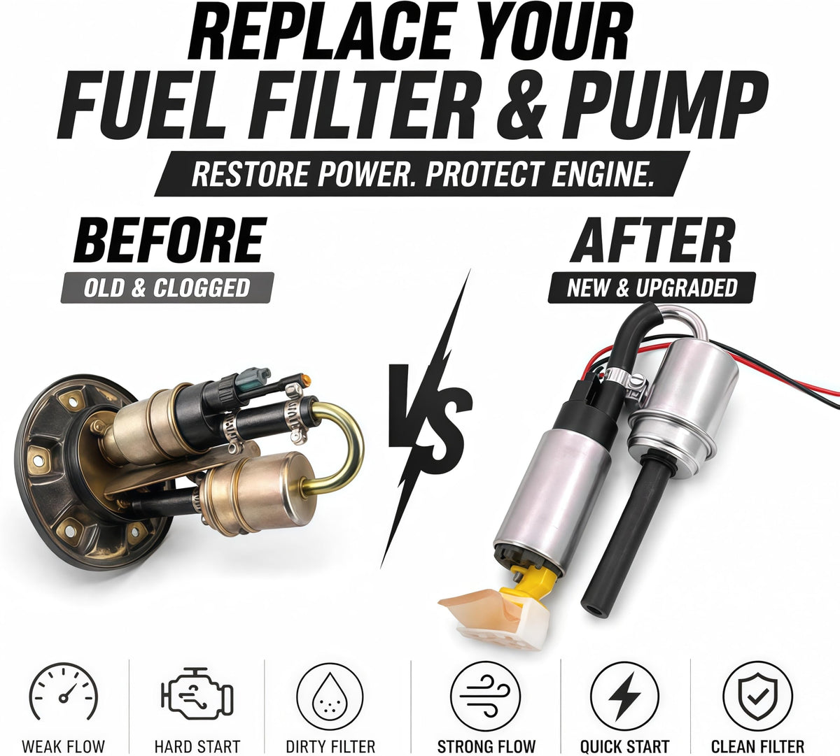 Fuel Pump Kit for Honda CBR929RR CBR954RR CBR929 CBR954 CB900F919 2000–2003 Motorcycle – 16700-MCJ-010