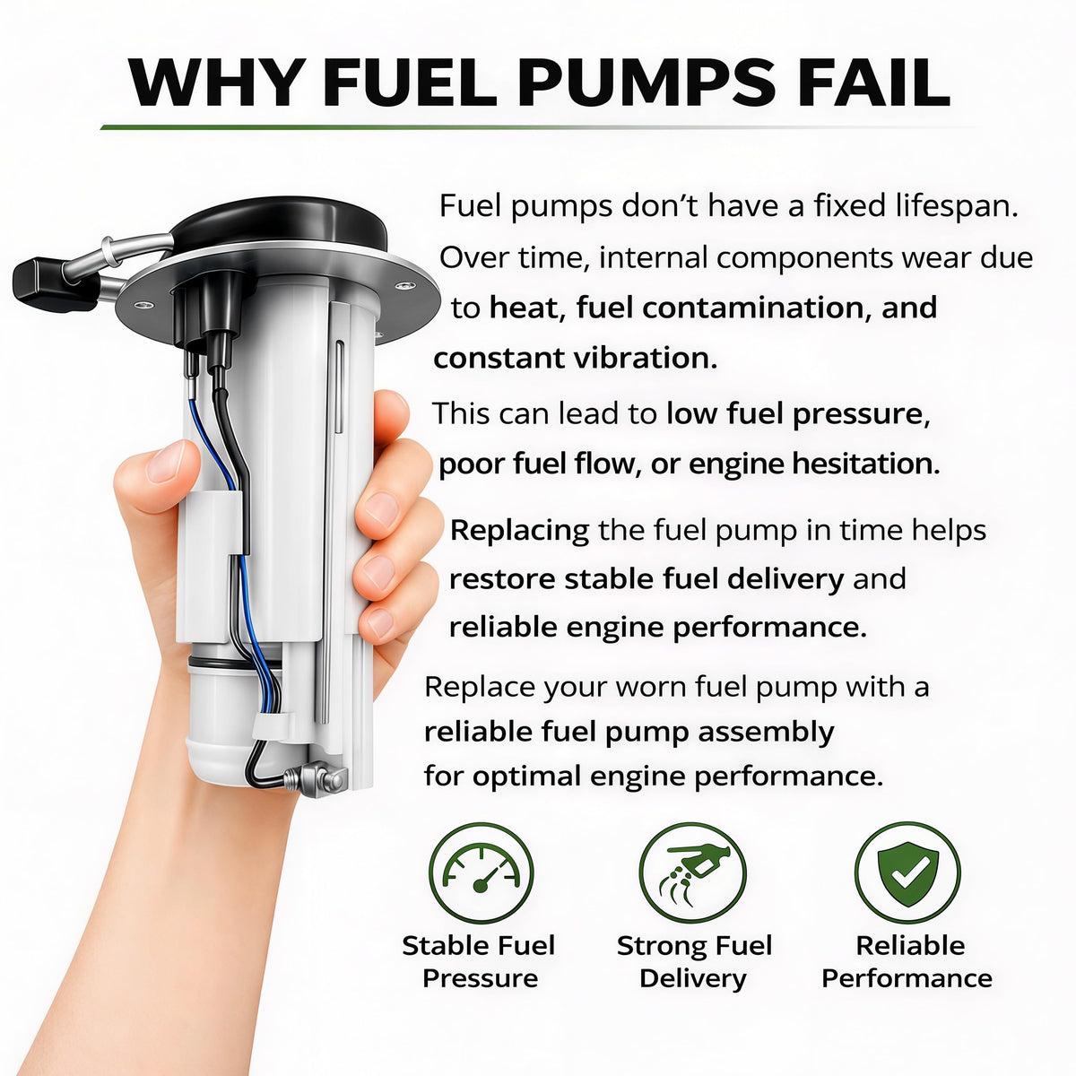 Fuel Pump Assembly for 2006–2023 Kawasaki Vulcan 900 VN900B VN900C Classic/Custom – 49040-0818