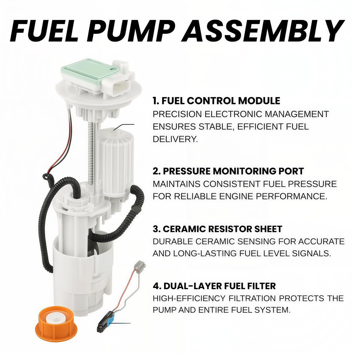 Fuel Pump Assembly for BMW R1200RT 2005–2013 – 16147724843