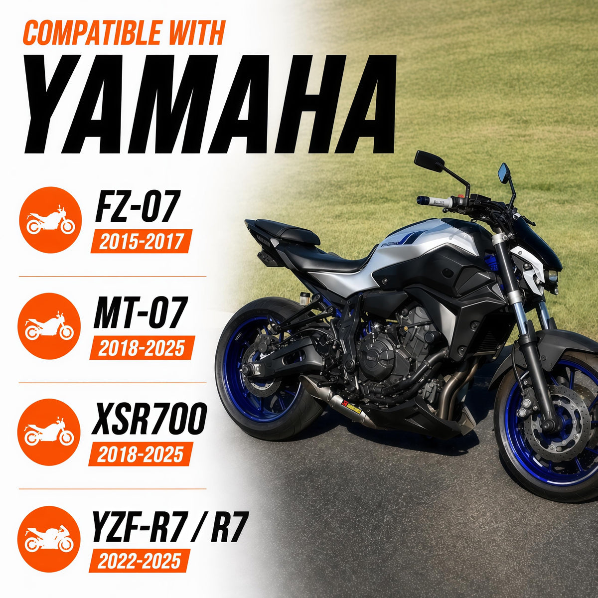 Fuel Line Hose Pipe for Yamaha MT-07 FZ-07 XSR700 YZF-R7 R7 – 1WS-13971-01-00