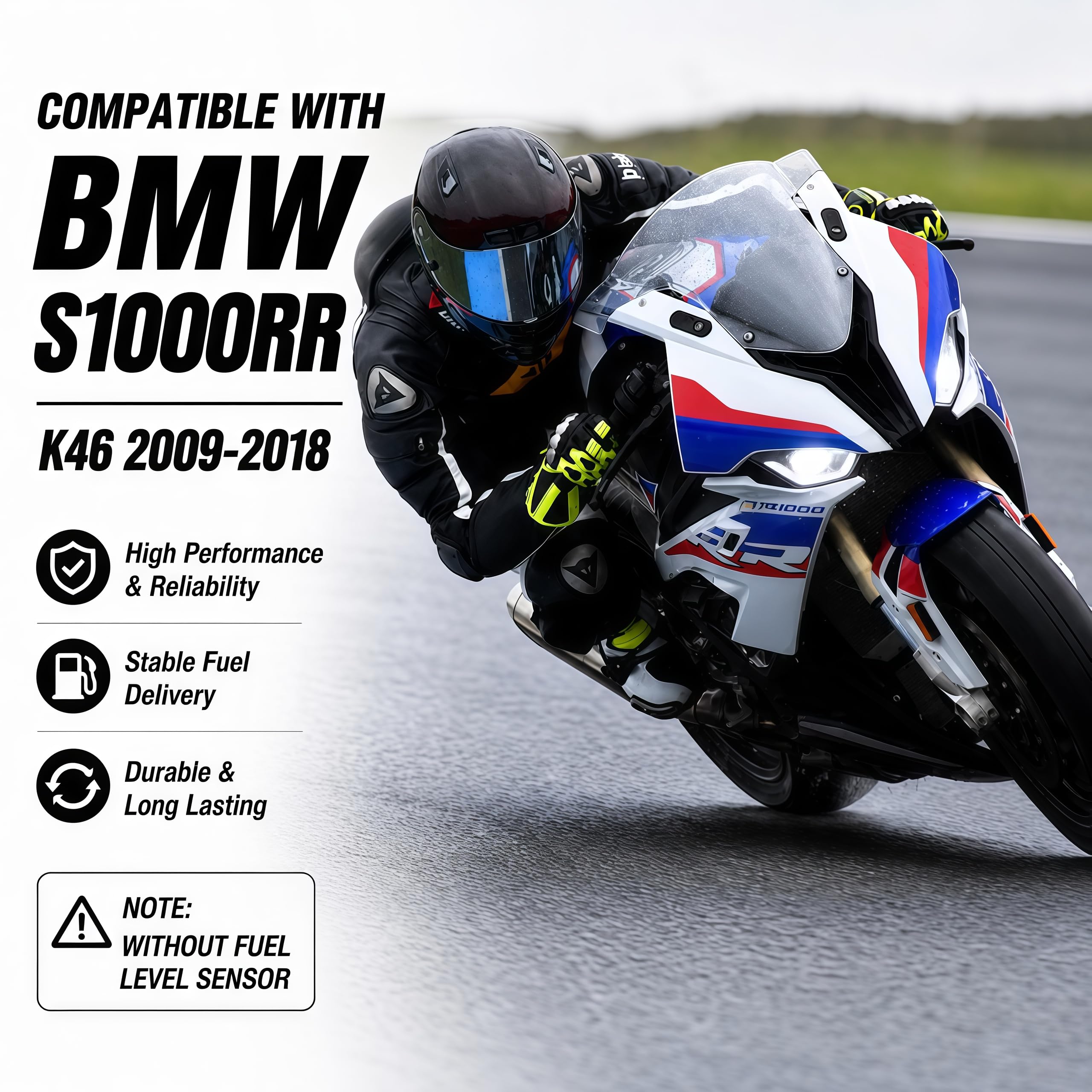 Fuel Pump Assembly for BMW S1000RR K46 2009–2018 Without Fuel Level Sensor – 16147718349